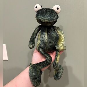 Jellycat Frank Frog BNWOT ✨ Rare & Retired Authentic Green Toad - FAST SHIPPING!